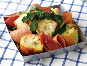 スパイシーソフトサラミのパンツァネッラ