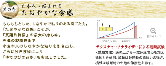 其の壱　たおやかな食感