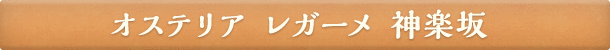 オステリア レガーメ 神楽坂