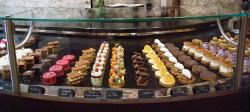 宝石のようなケーキが並ぶ