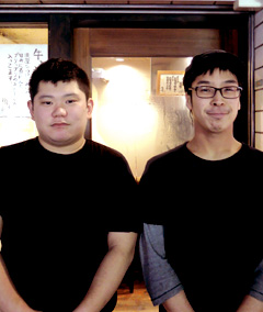 スタッフの大黒雄人さん(写真右)と柏井悟(写真左)さん