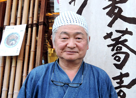 店主の川名秀則さん