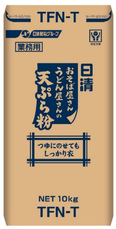 日清　おそば屋さんうどん屋さんの天ぷら粉　つゆにのせてもしっかり衣