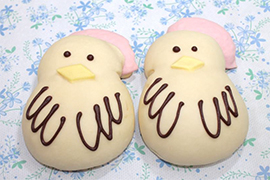 にわとりのメロンパン