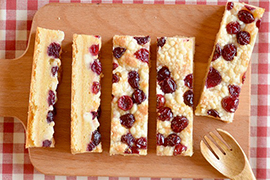 スティックタルト（クランベリ－＆ホワイトチョコ）