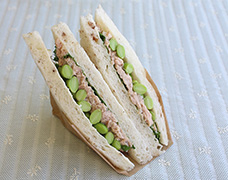 枝豆ツナサンド