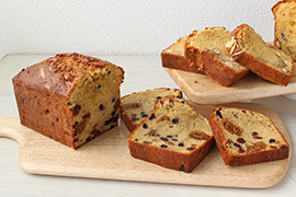 ドライフル－ツとジンジャ－のパウンドケ－キ