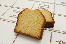 ライ麦粉を使用したパウンドケ－キ