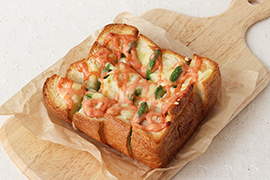 アボカド＆明太マヨソ－スのプルアパ－トト－スト