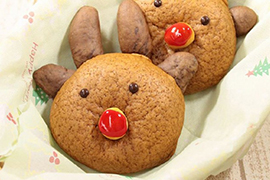 トナカイのメロンパン