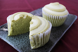 水紋（抹茶蒸し）