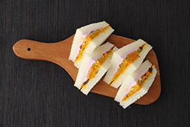 かぼちゃとチ－ズのハロウィンサンド
