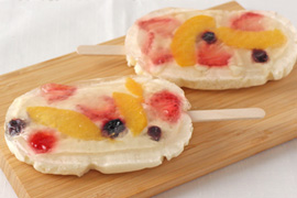 ぷるぷるフル－ツ蒸しパン