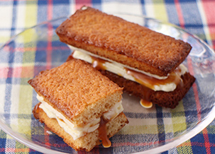 香ばしクッキ－サンド