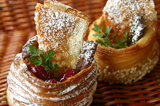 ショコラパフェ風リッチデニッシュ