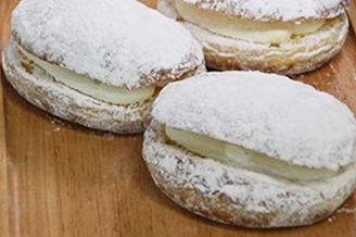 カスタ－ドクリ－ムのベニエ