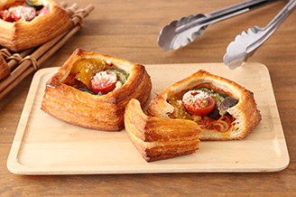 夏野菜のラザニアデニッシュ