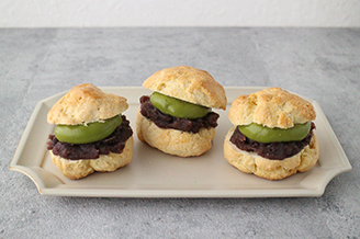 抹茶スコ－ンサンド