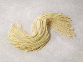 デュエリオを使った生パスタ（水不使用）